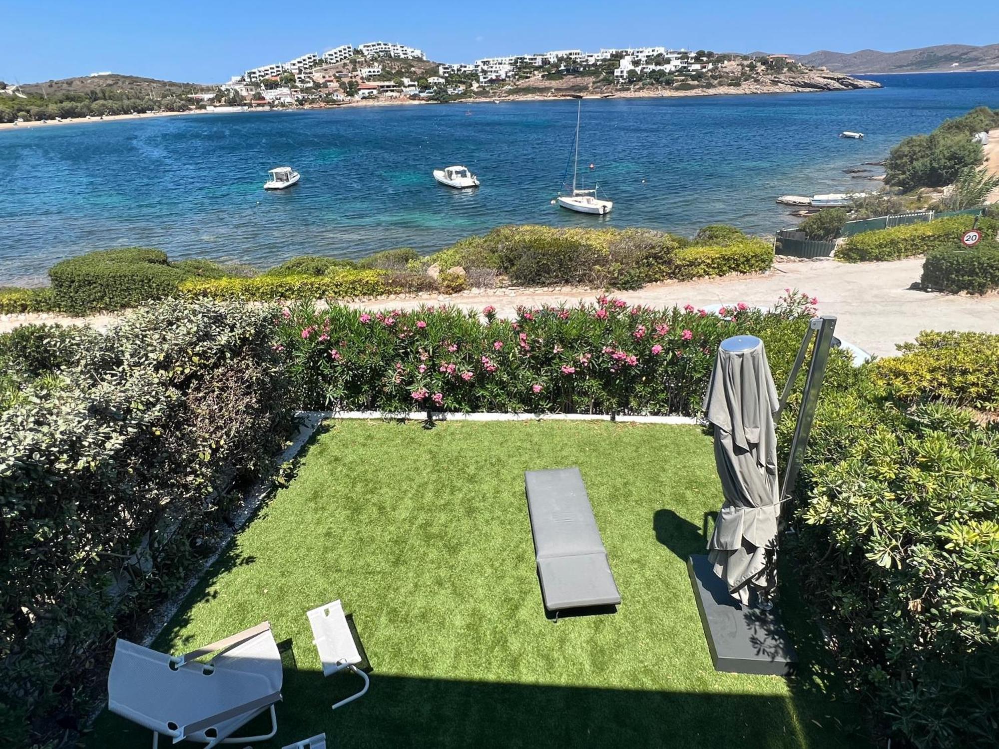Sounio - Waterfront Luxury Spa Villa Pounta Zeza 170 Sqm On Private Beach Sunion Zewnętrze zdjęcie