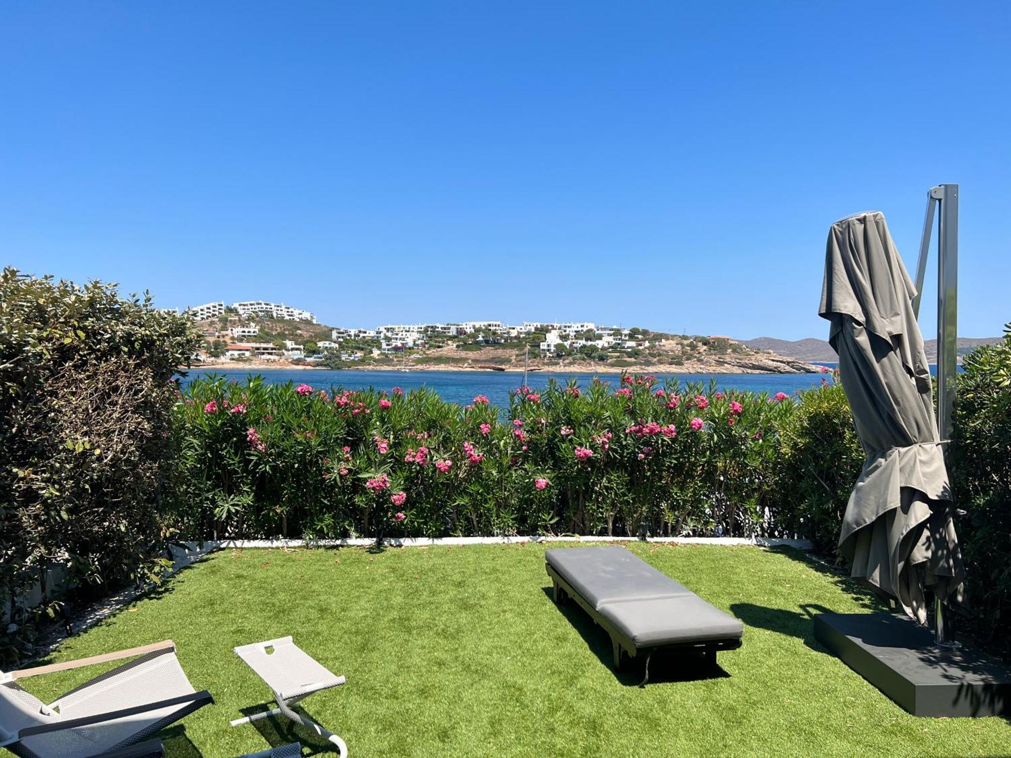 Sounio - Waterfront Luxury Spa Villa Pounta Zeza 170 Sqm On Private Beach Sunion Zewnętrze zdjęcie