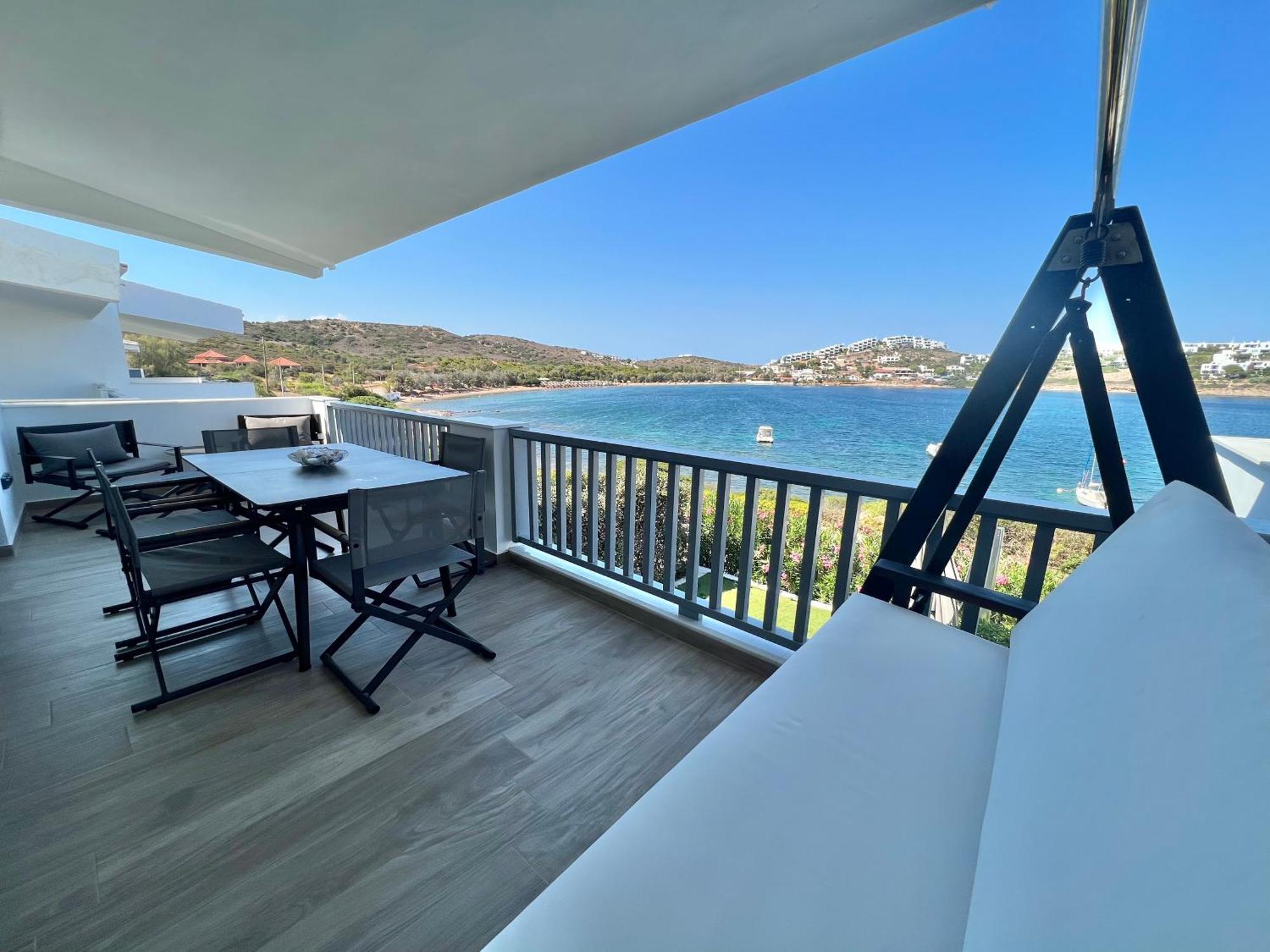 Sounio - Waterfront Luxury Spa Villa Pounta Zeza 170 Sqm On Private Beach Sunion Zewnętrze zdjęcie