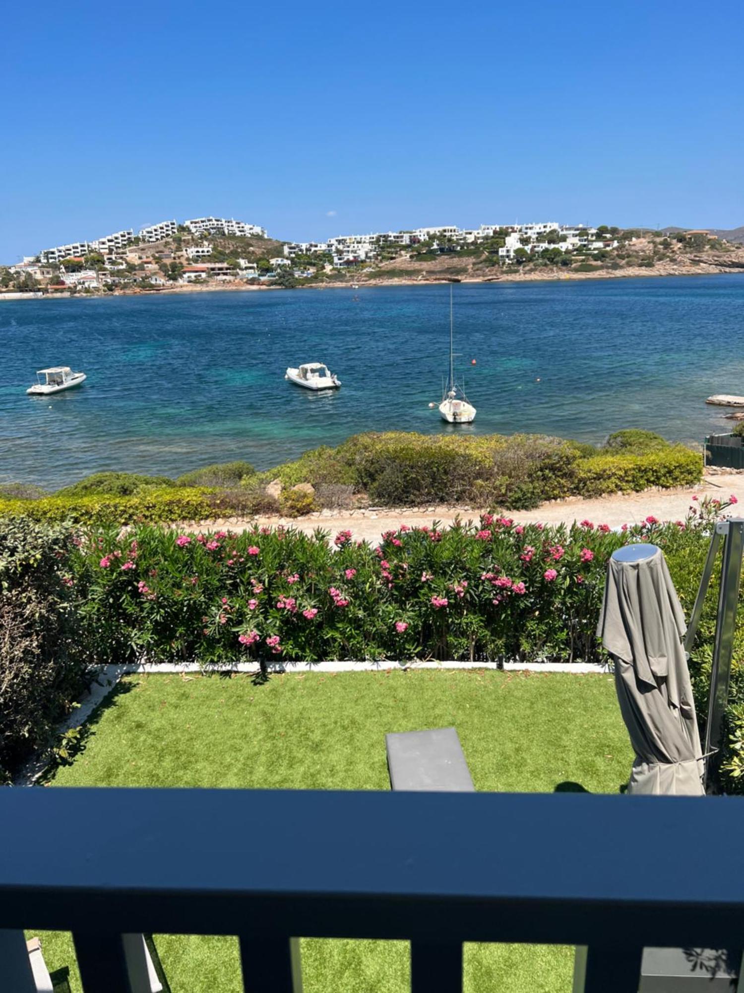 Sounio - Waterfront Luxury Spa Villa Pounta Zeza 170 Sqm On Private Beach Sunion Zewnętrze zdjęcie